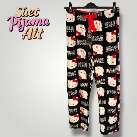 Süet Kadın Pijama Altı
