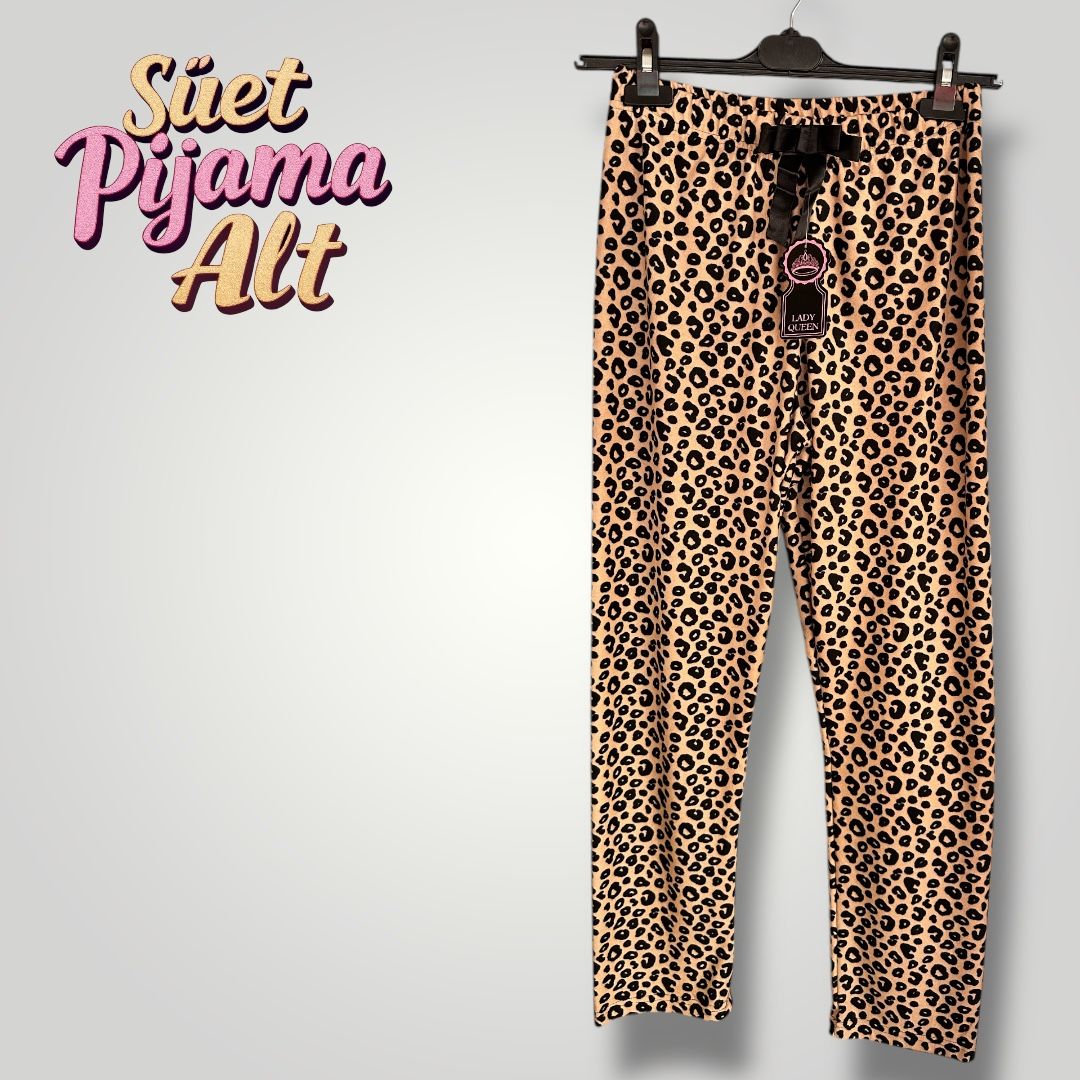 Süet Kadın Pijama Altı
