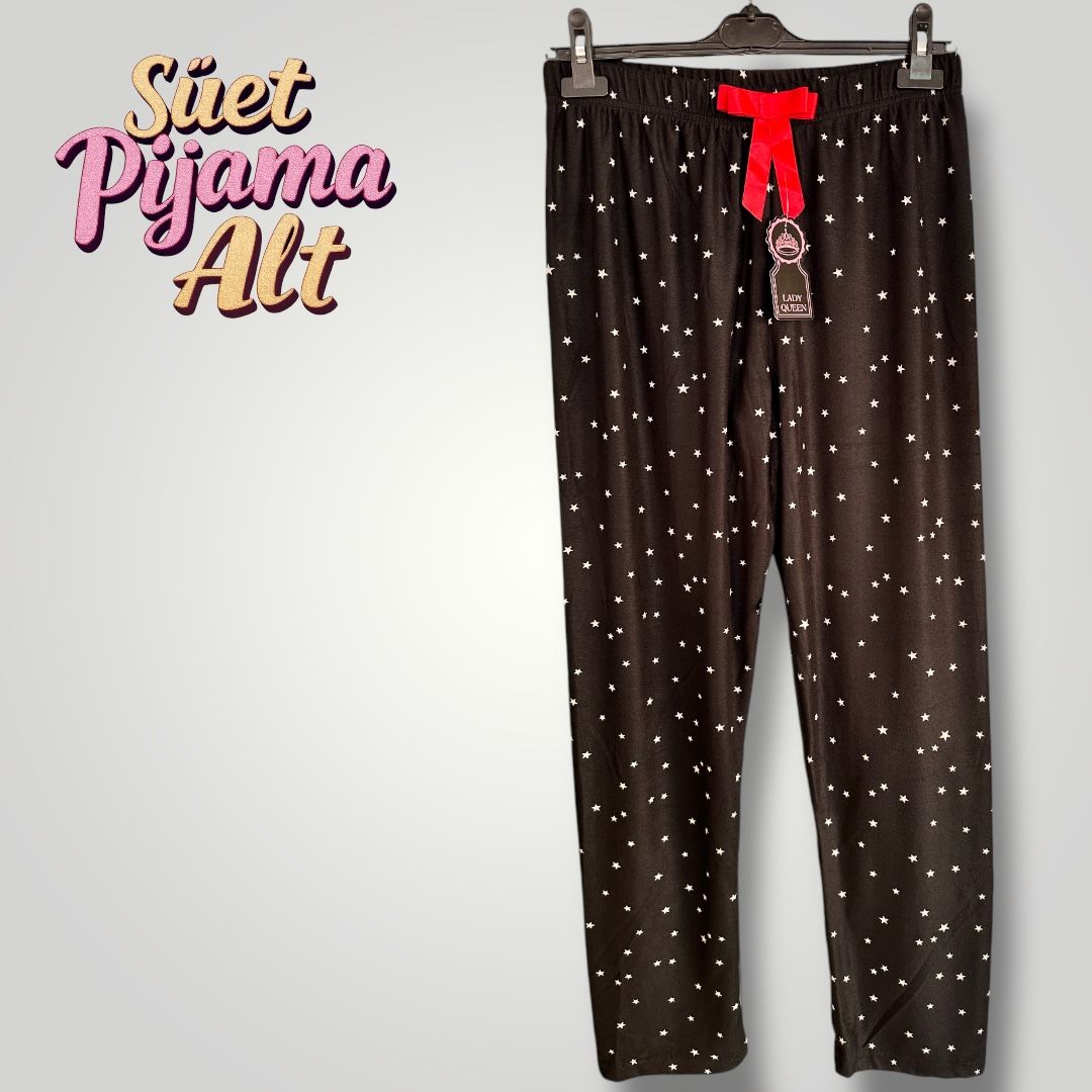 Süet Kadın Pijama Altı