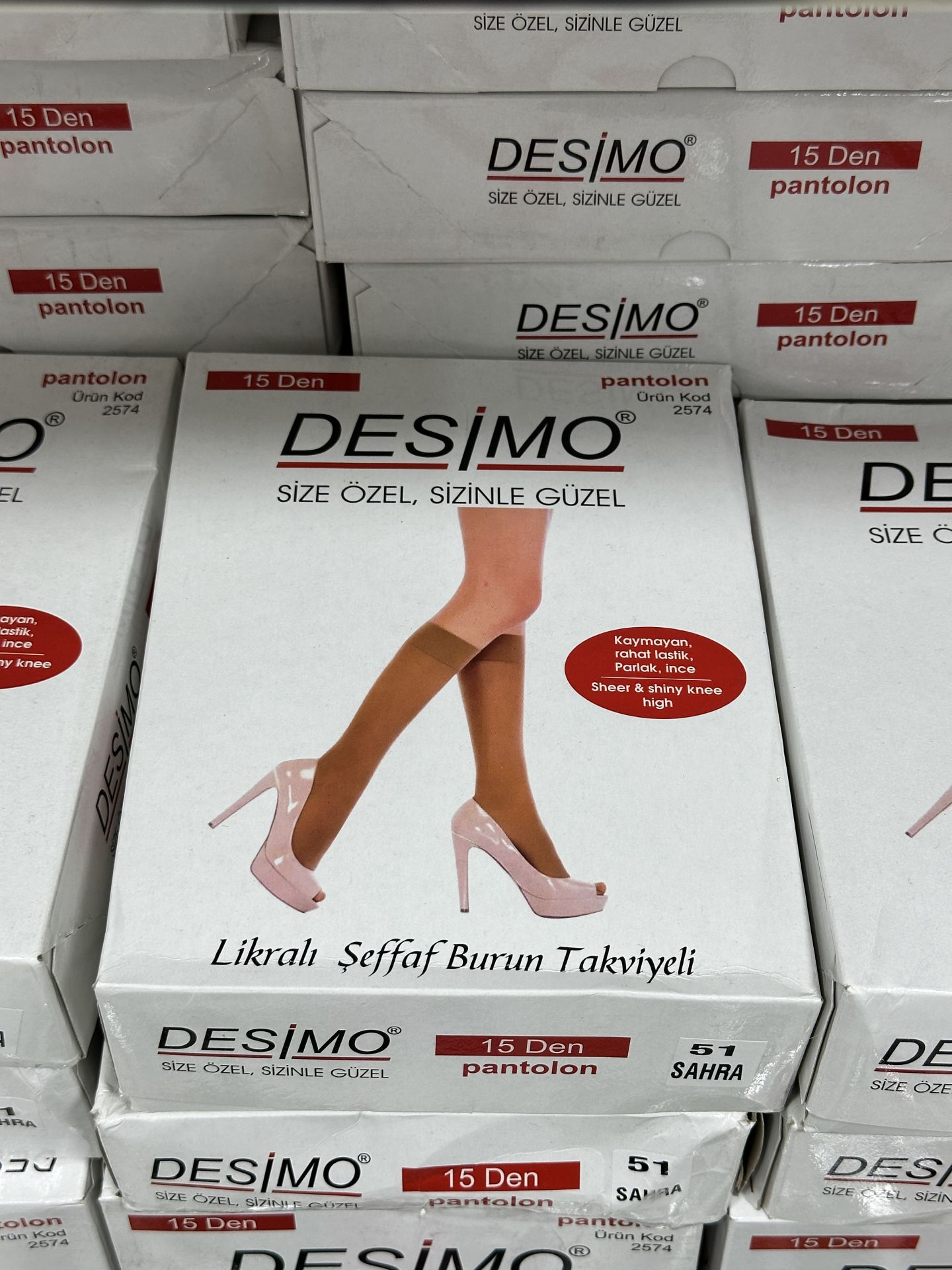 12'li Desimo Fit 15 Dizaltı Çorap 143068