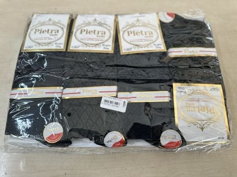 12'li Pietra Jakarlı Erkek Çorap