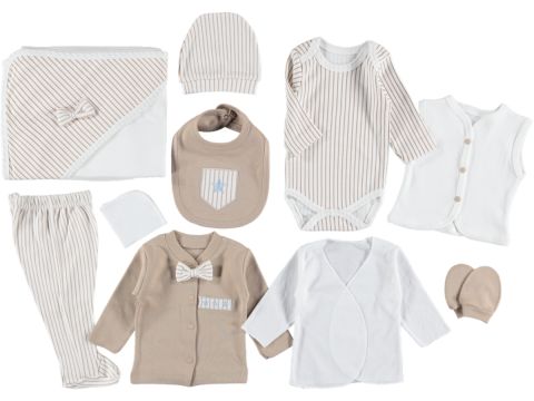 Erkek Cepli Papyonlu 10'lu Zıbın Set 418185