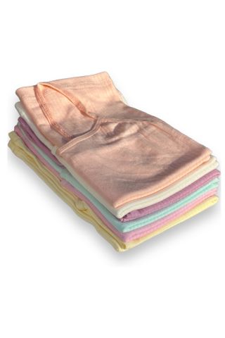 İp Askı Fitilli Kız Çocuk Atlet (6 Adet)