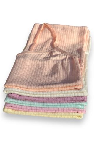 İp Askı Fitilli Kız Çocuk Atlet (6 Adet)