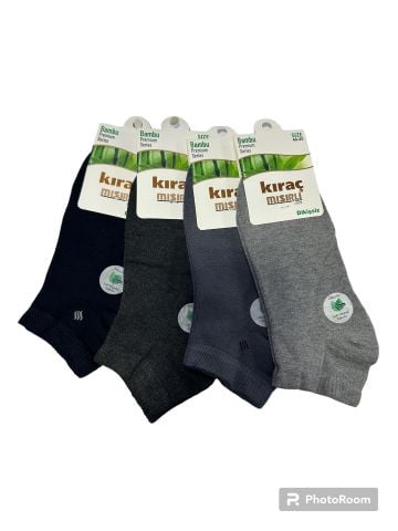 6 'li  Lüks Kıraç Bambu Erkek Patik Çorap