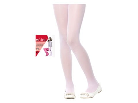 Müjde Pembe Kız Külotlu Çorap 1/3 Yaş