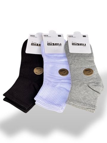 Ayakta Dönme Yapmayan Lüks Yarım Bilek Erkek Düz Renk Spor Patik