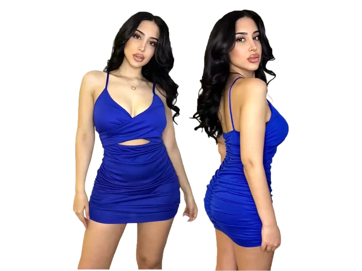 Büzgülü Fantezi Elbise L-XL 169745