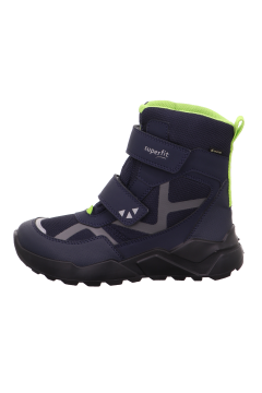 Superfit 000404-8000 Rocket Çocuk Gore-Tex Bot Lacivert Yeşil