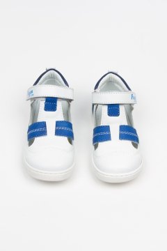 Pappa Çocuk Beyaz Deri Sandalet B0803-01