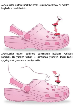 Crocs 1158 Terlik Süsü Mavi Yıldız