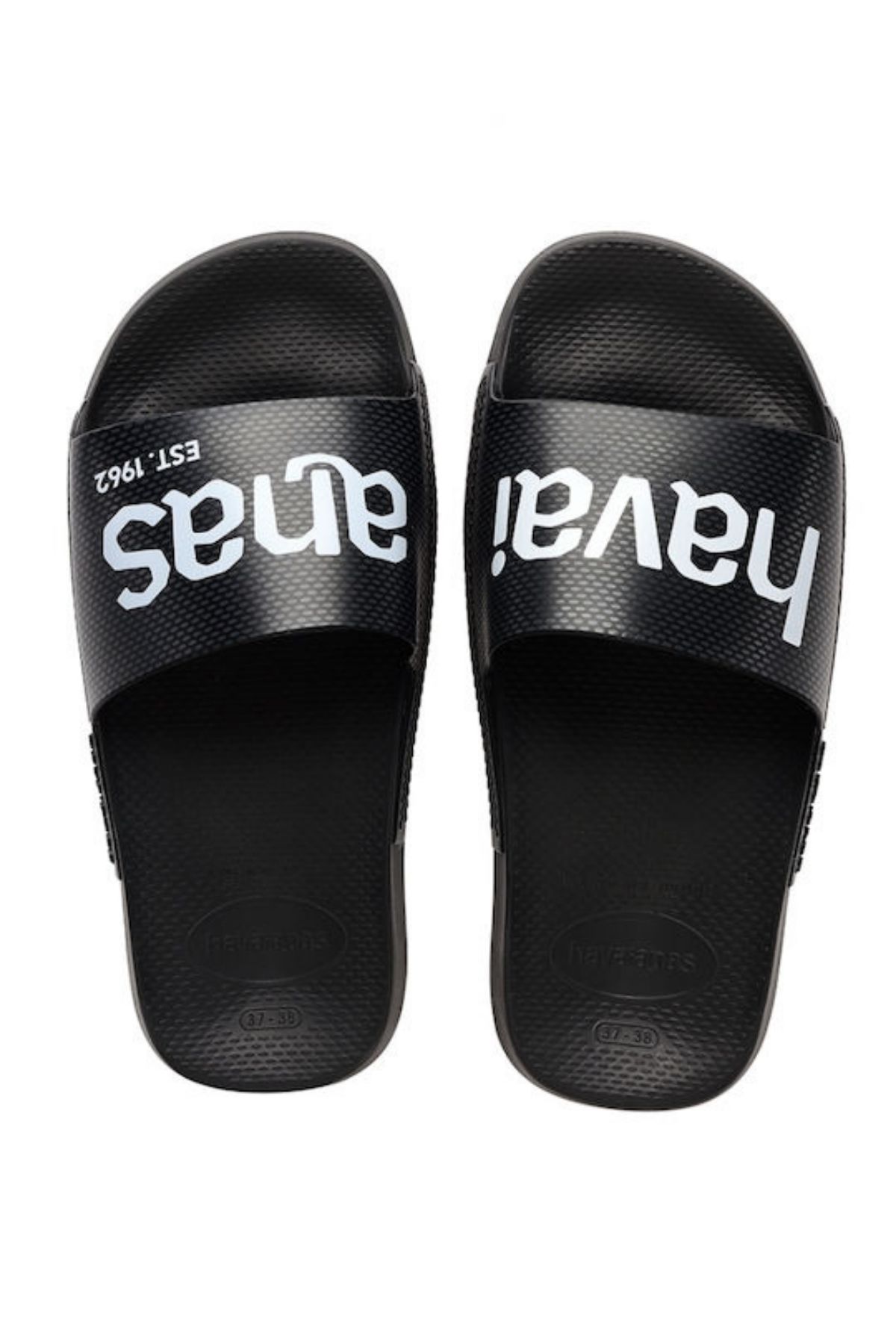 Havaianas Slide Classic Logomania Erkek Siyah Terlik 4148124-0090