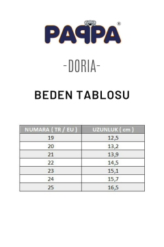 Paqpa Doria Kız Bebek Soft Tabanlı Dore Babet AB1001-04