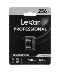 Lexar 256GB Professıonal SDXC UHS-I U3 C10 V30 4K UHD 1066x
