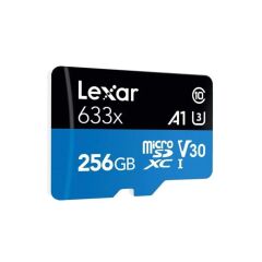 Lexar 256GB microSDXC UHS-I U3 V30 A1 4K 633x
