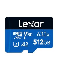 Lexar 512GB microSDXC UHS-I U3 C10 V30 A2 4K 633x
