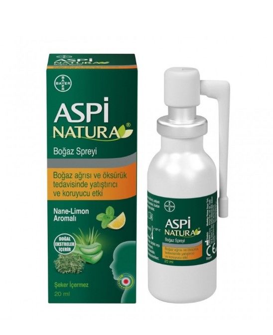 Aspi Natura Boğaz Spreyi 20 ml