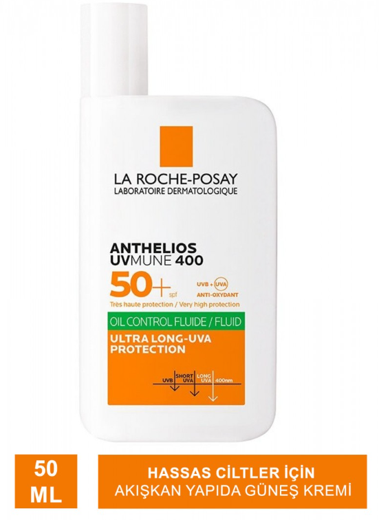 La Roche Posay Anthelios Oil Control Fluid Yüz Güneş Kremi 50 ml