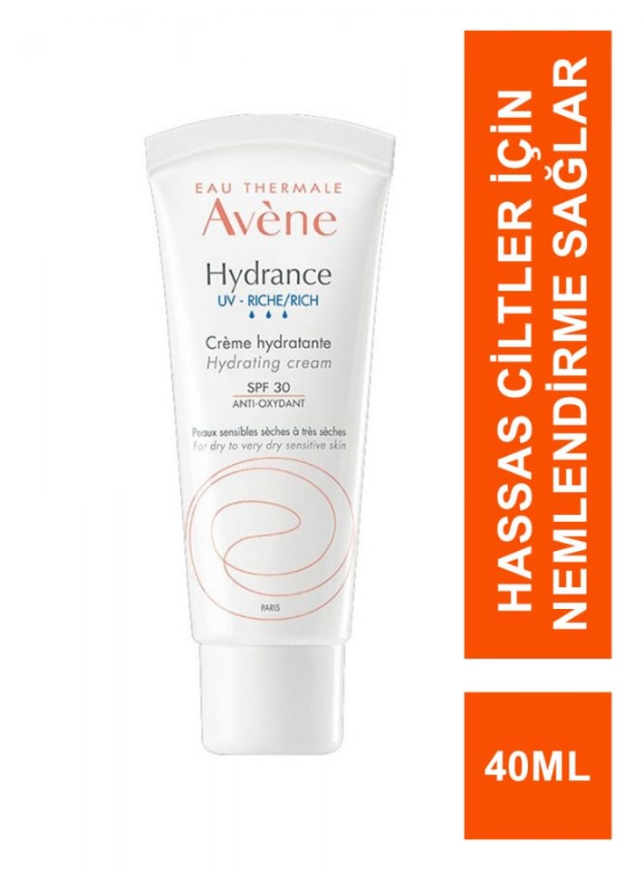 Avene Hydrance UV- Spf 30 Rich Nemlendirici Krem 40 ml