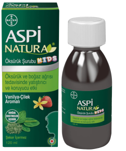 Aspi Natura Kids Öksürük Şurubu Vanilya & Çilek 120 ml