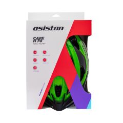 Asistan Cape H70  Yeşil-Siyah Large Kask