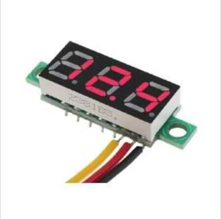 AR-262B 0.28'' 0-100Volt Kırmızı Voltmetre 3 Kablolu