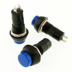 PBS-11A Push Buton Yuvarlak Plastik Anahtarlı 12mm 100Adet