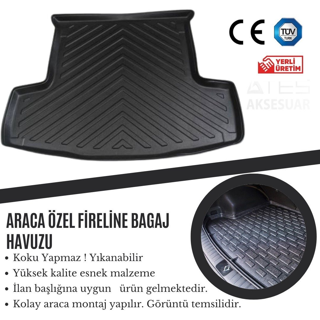 Fiat Fiorino Fireline Bagaj Havuzu Emotion Halı Zemin 2008-2022