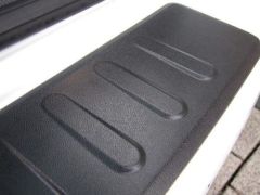 Ford Focus Arka Tampon Koruması ABS Siyah 2010>