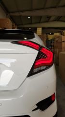 CIVIC FC5 2016-2021 IÇIN UYUMLU OMURGA LED STOP TRANSPARAN