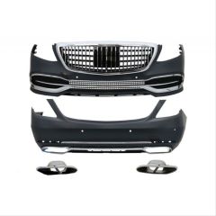 W222 S SERISI IÇIN UYUMLU MAYBACH GÖRÜNÜM BODY KIT ( FAR VE STOP DAHIL)