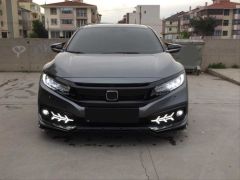 CIVIC FC5 2019+ IÇIN UYUMLU MAKYAJLI KASA UÇAK MODEL ÖN SIS LEDI
