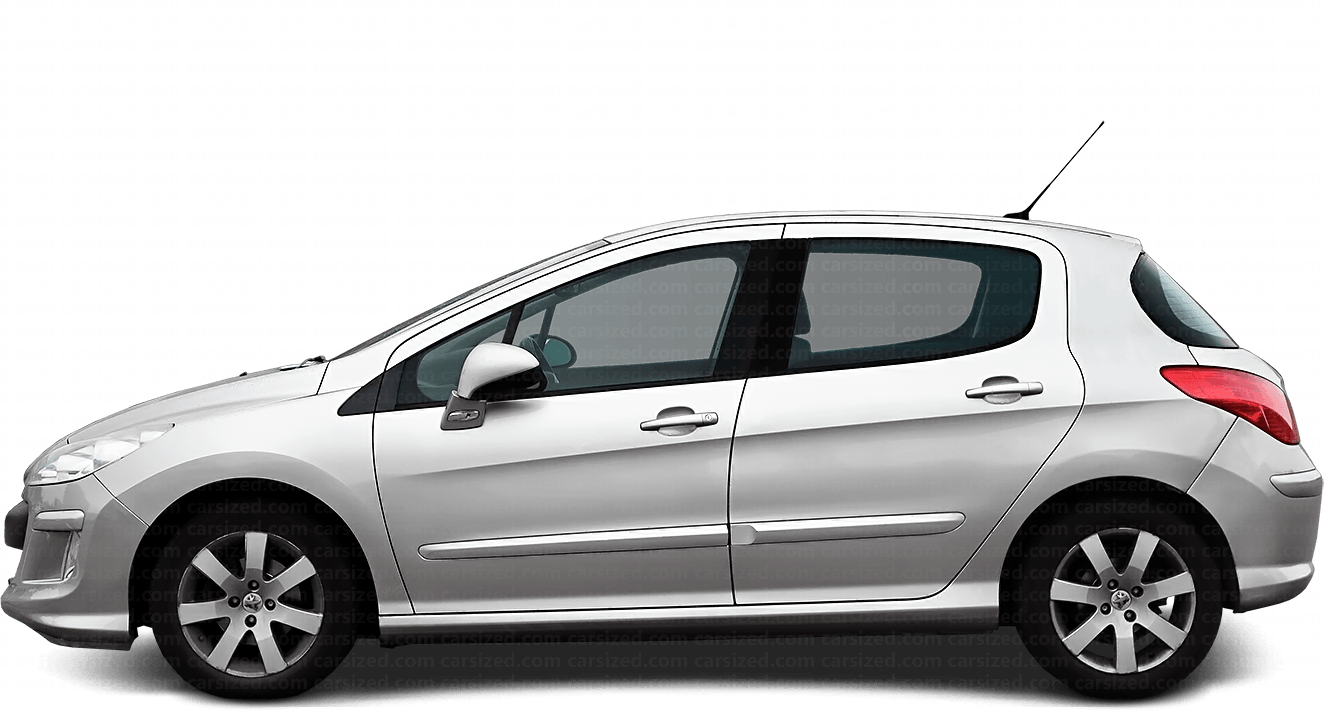 Peugeot 308 Krom Yan Kapı Çıtası 4 Prç 2007-2013