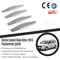 Dacia Logan 2013 Kapı Kolu Çerçevesi Paslanmaz Çelik