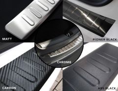 Land Rover Discovery 2014 > Arka Tampon Koruması Paslanmaz Çelik / Mat / Karbon / Siyah Krom / ABS Siyah
