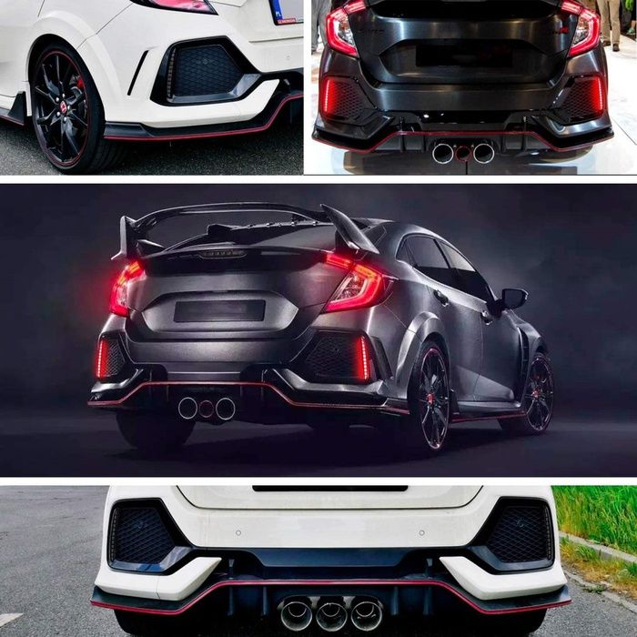 CIVIC FC5-FK7 2016-2020 IÇIN UYUMLU TYPE-R ARKA REFLEKTOR LEDI HAREKETLI SMOKE