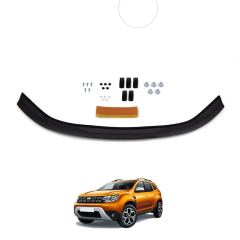 Dacia Duster Ön Kaput Koruyucu Rüzgarlık 4mm (ABS) 2018-