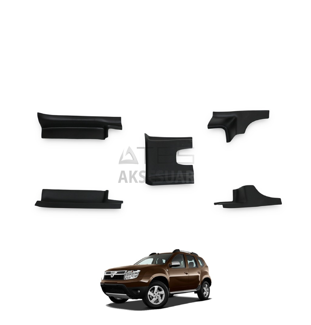 Dacia Duster 2010-2017 İç Trim Parçalar 5 Prç.