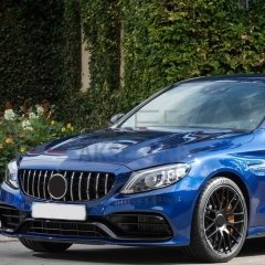 MERCEDES W205 C63 ÖN TAMPON & PANJUR SETI (MAKYAJLI GÖRÜNÜM) (Siyah Trimler)