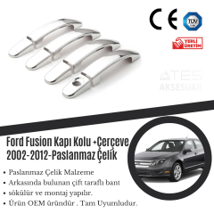 Ford Fusion 2002-2012 Kapı Kolu Paslanmaz Çelik