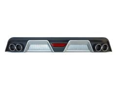 COROLLA 2012-2018 IÇIN UYUMLU DIFÜZÖR 4 EGZOZ SIYAH/SILVER