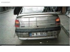 Fiat Siena Ayaklı Bagaj Spoiler Boyalı