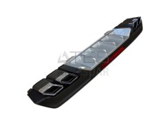 HONDA CIVIC FC5 2016-2020 DIFUZOR KARE EGZOZ SILVER