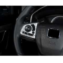 HONDA CIVIC FC5 2016-2020 DIREKSIYON KAPLAMASI 2 PARÇA - SILVER