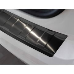 Skoda Roomster Arka Tampon Koruması Siyah Krom 2007-2010