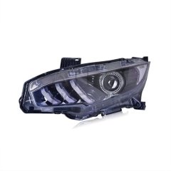 HONDA CIVIC FC5 2016-2021 ANIMASYONLU MUSTANG DIZAYN LED FAR TAKIMI (TUNING)