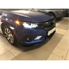 HONDA CIVIC FC5 2016-2021 ANIMASYONLU MUSTANG DIZAYN LED FAR TAKIMI (TUNING)