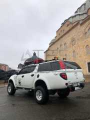MITSUBISHI L200 2008-2014 STOP ÇERCEVE KAPLAMA SIYAH