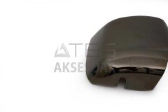 Fiat Fiorino/Qubo Siyah Krom Ayna Kapağı 2 Parça Abs 2007 ve Sonrası