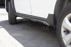Dacia Duster Krom Yan Marşpiyel Üstü Çıta 6 Parça 2018 ve Sonrası